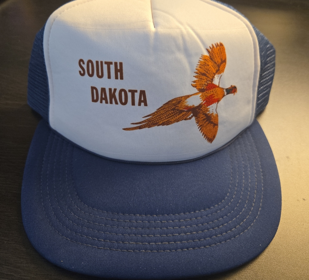 Vintage South Dakota Pheasant Snapback Trucker Hat Mesh Adjustable Hunting
